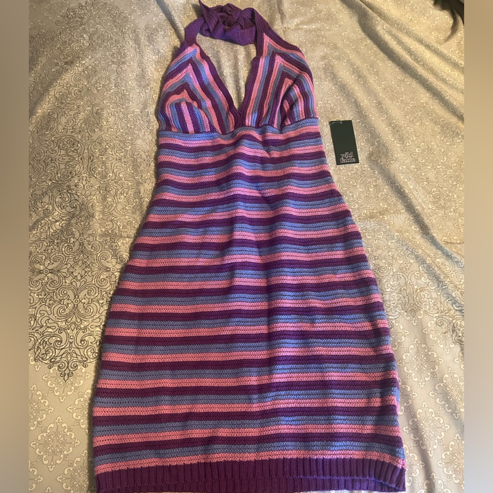 Cover-up/halter top dress